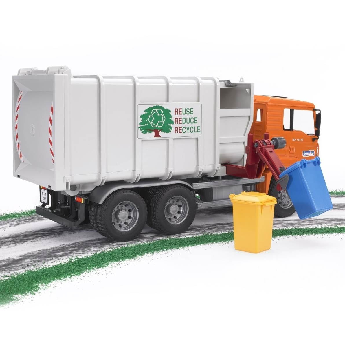 man tga side loading garbage truck