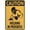 Warning Sign 2, variant on Caution Wear Your Gloves Graphic Metal Aluminum Sign 12 x 8 Inches - Weather Resistant, Waterproof, Indoor Outdoor Workplace Safety Sign