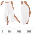 thumbnail image 2 of Pantalones Pantalones de playa para mujer Pantalones de verano de estilo casual Traje diario de ajuste holgado (Blanco M) Ygjytge Blanco T M para Mujer, 2 of 7