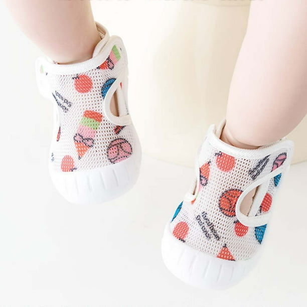 Puntoco Bebé Primavera Y Otoño Nuevos Zapatos De Piso Interior De Punto Para Bebés Antideslizantes Transpirables Antisudor Zapatos Para Niños Pequeños Zapatos Para Bebés Rojos 19