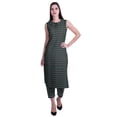 thumbnail image 1 of Moomaya Printed Womens Sleeveless Peter Pan Collar Kurta Pant Set,2 Piece Ethnic Set, 1 of 6