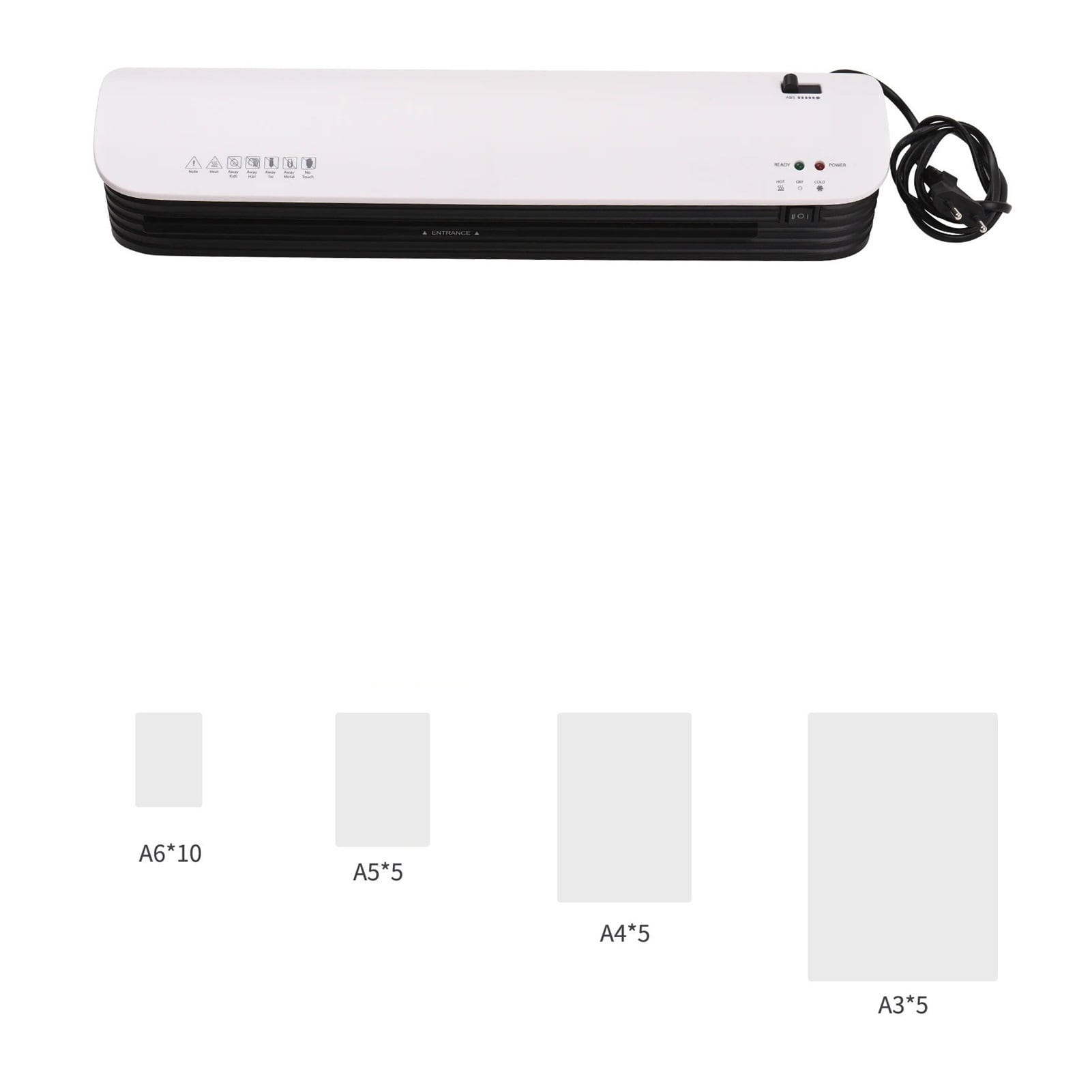 SL399 Laminator Machine Set A3 Size Hot and Cold Lamination 2 Roller System For Long-term Use