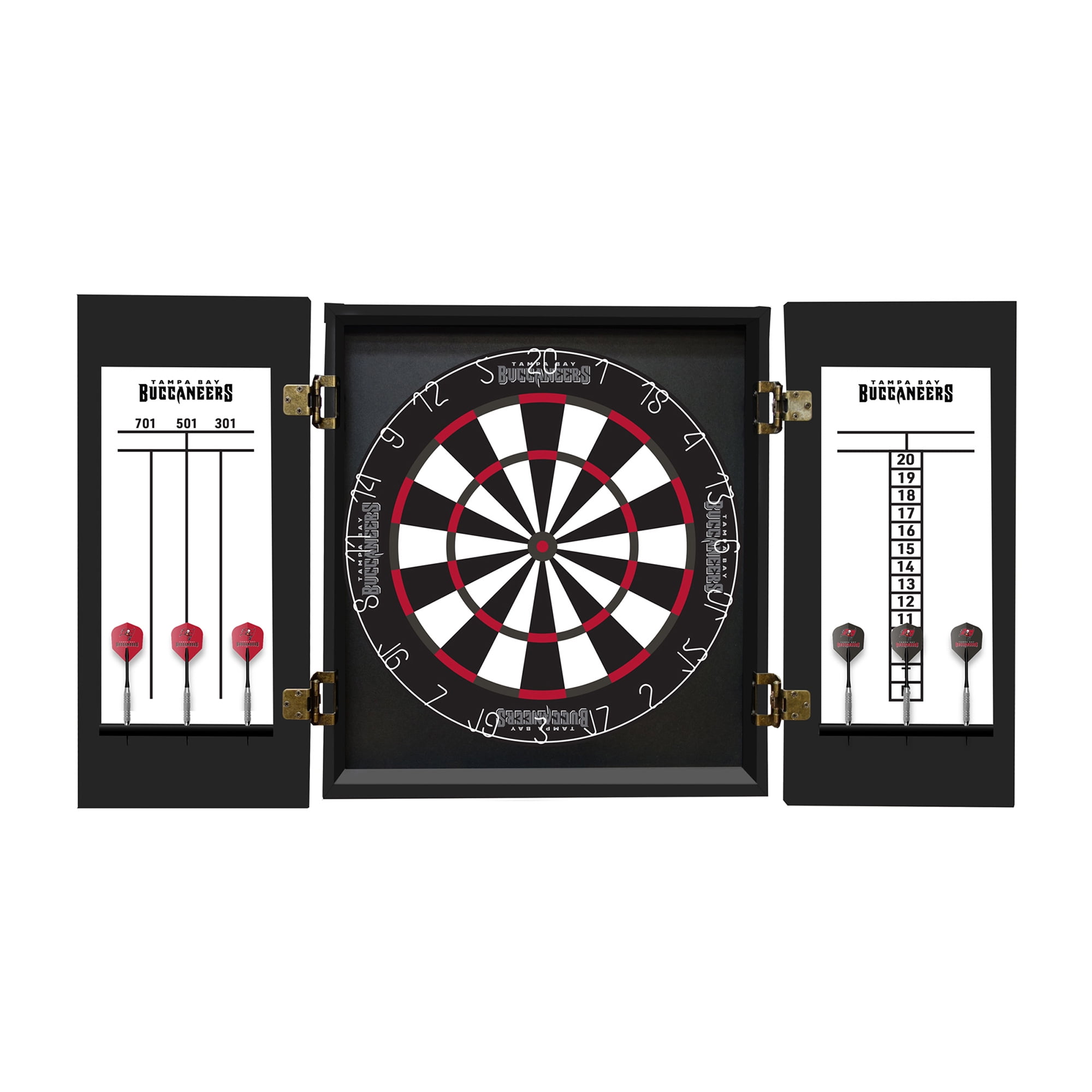 Imperial Tampa Bay Buccaneers Fans Choice Dartboard Cabinet