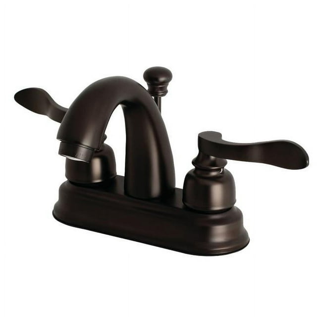 Kingston Brass FB5615NFL Robinet de Lavabo 4 Po. NuWave French, Bronze Huilé
