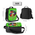 thumbnail image 2 of Geometry Dash Lunch Bag Lunch Box Lightweight Durable Lunch Tote Bag Portable Reusable Lunch Box Tote for Work Sport Picnic Camping, 2 of 7