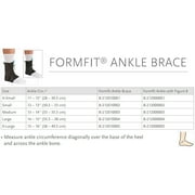 Ossur FormFit Black Ankle Brace with Figure 8 Lace Up for Either Foot