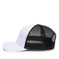 thumbnail image 5 of OC Sports OC502M Laser Perforated Font Panel Cap - White Black Black, 5 of 8
