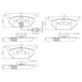 thumbnail image 2 of BALATAS CERAMICAS Delanteras - Compatibilidad con VOLKSWAGEN Jetta 1.8L L4 2010 BREMBO ., 2 of 5