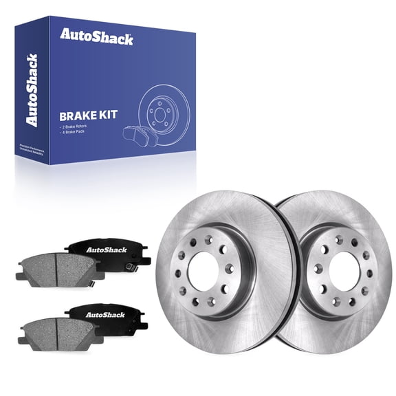 AutoShack Front Brake Rotors & Ceramic Pads for Chevrolet & GMC, Equinox 2018-2020 Malibu 2016-2019 Terrain 2018-2020, FWD 4WD L4 1.5L 1.6L 1.8L 2.0L - 11.81" (300 mm), 5-Lug