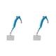 thumbnail image 2 of Kearding Cuerdas colgantes de seguridad para teléfono móvil, cordones para el cuello, collar cruzado anticaída anticaída, cordones, correa, Azul oscuro 2piezas, 2 of 6