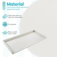 thumbnail image 5 of Kaboon Washer Dryer Countertop with Edge Rails, 28" x 58", White, 5 of 6