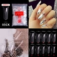 thumbnail image 2 of Xihbxyly Uñas Francesas Puntiagudas, Uñas de Ataúd Superlargas, Fáciles de Cortar y Pintar, Material Abs Ecológico, Ideal para Decoración de Uñas, Salón de Belleza o Fiestas, Regalo Perfecto para Tus, 2 of 2