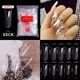 thumbnail image 1 of Xihbxyly En venta Uñas francesas puntiagudas, uñas sin costuras, uñas transparentes, uñas postizas, 1 of 2