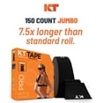 thumbnail image 3 of Cinta deportiva KT Tape PRO sintética para kinesiología negra 125 m, 3 of 6
