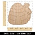 thumbnail image 2 of Bee Hive with Bee Wood Shape Unfinished Piece Cutout Craft DIY Projects - 4.70 Inch Size - 1/8 Inch Thick, 2 of 7
