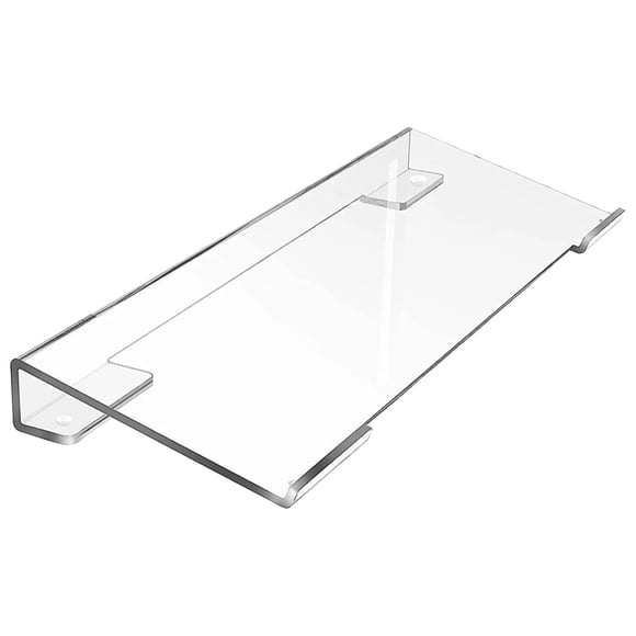 1Pcs Transparent Acrylic Keyboard Stand for Home and Office 16.58X6.88X1.38in
