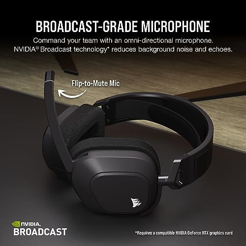 CORSAIR HS80 MAX Wireless Multiplatform Gaming Headset with