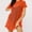 Red, variant on Ayolanni Short Sleeve Summer Shirts for Women Scoop Neck Tunic Lightweight Solid Blouse Going Out Loose Shirts Womens Spring Tops Black L