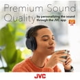 thumbnail image 5 of JVC Hybrid Noise Cancelling Wireless Headphones - Best Sound Blocking, Over Ear Design - Bluetooth 5.3 - Dual Mic - 50HR Battery - Detachable Cable - Voice Assistance - Long-Wear Comfort - HAS95N, 5 of 7