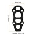 thumbnail image 2 of Unique Bargains 3/8'(10mm) Skateboard Riser Pads, 10Pcs Plastic Skateboard Angle Wedge Shock Pads, Black, 2 of 5