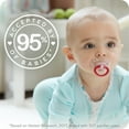 NUK Orthodontic Pacifiers, Girl, 06 Months, 2Pack