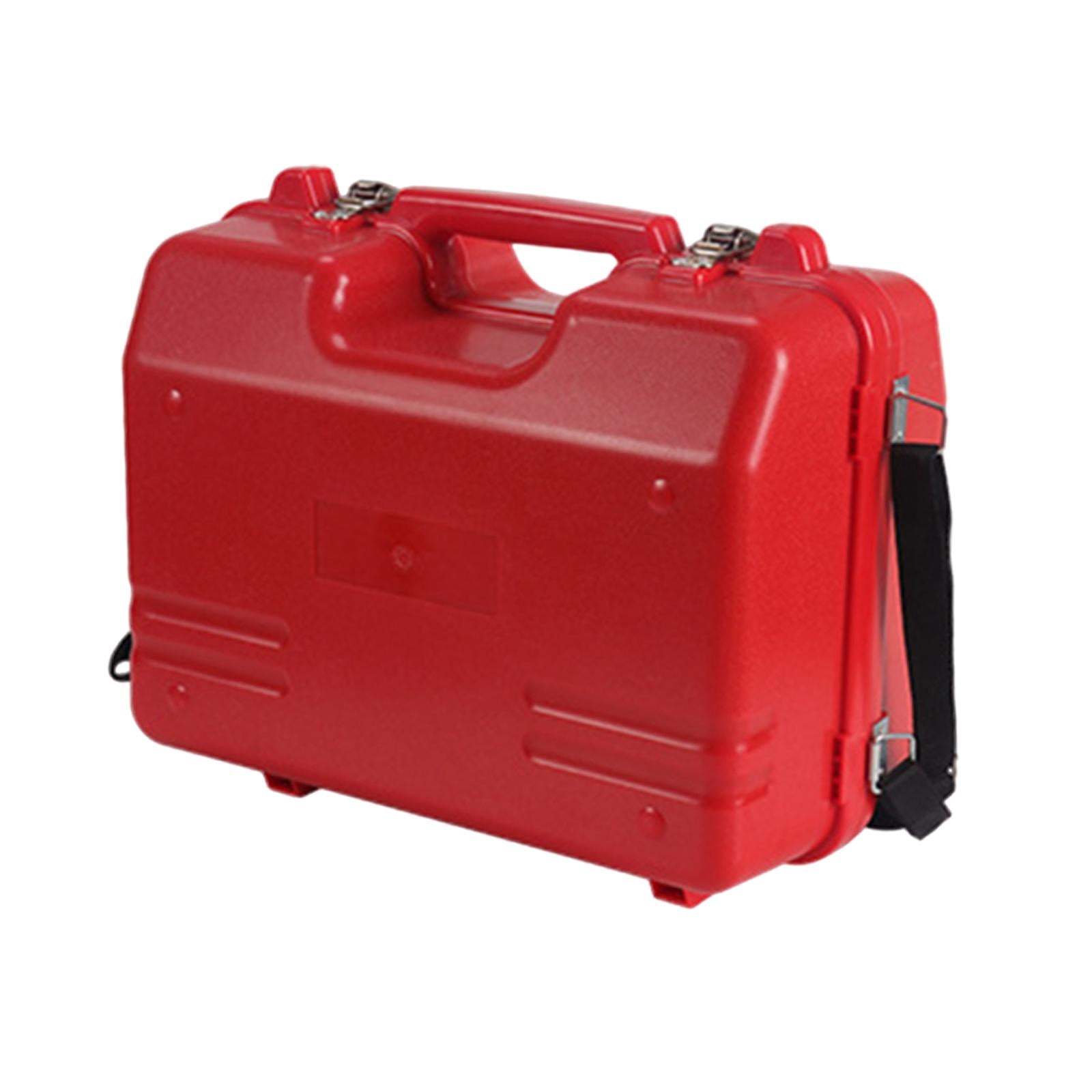 SunniMix Surveying and Mapping Instrument Box Level Carrying Case Multipurpose Waterproof red