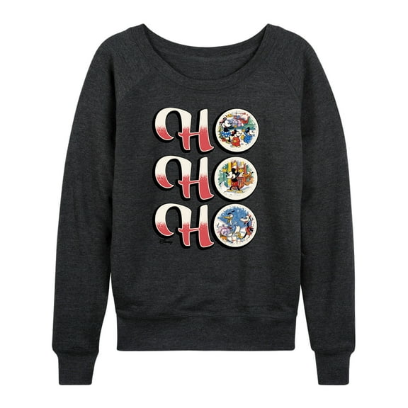 Disney - Ho Ho Ho - Women's Lightweight French Terry Long Sleeve Shirt