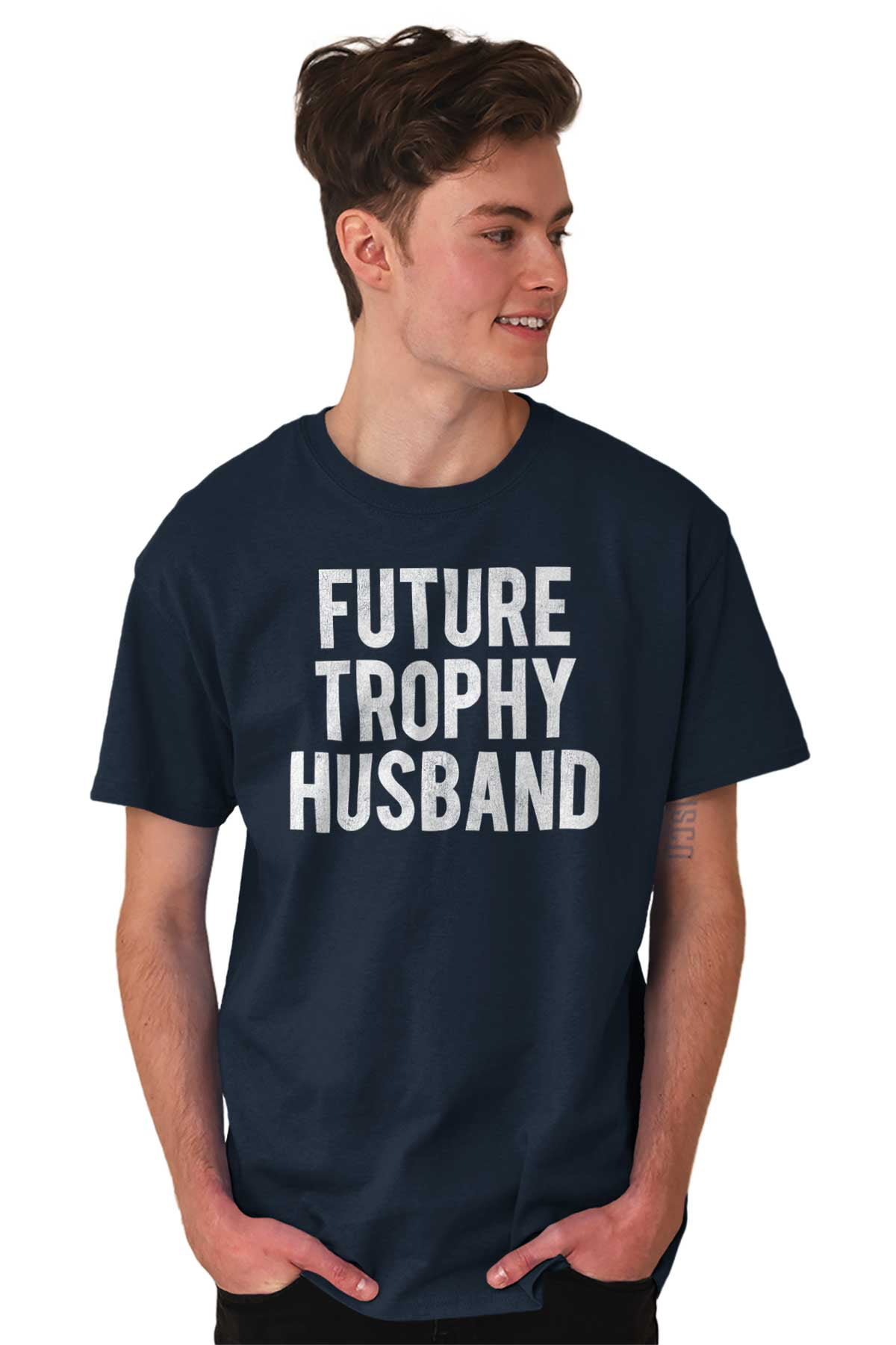 Future Trophy Husband Engagement Mens Graphic T Shirt Tees Brisco ...