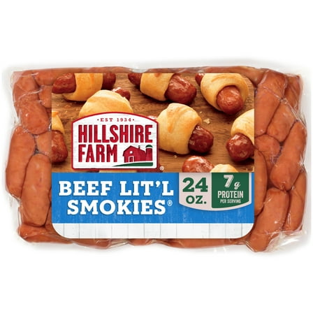 Hillshire Farm Beef Lit'l Smokies Smoked Sausage Links, 24 oz