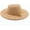 Camel, variant on Wide Brim Fedora Hat for Men Women Big Rancher Felt Hat Pork Pie Jazz Hat