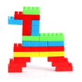 thumbnail image 3 of 66 pequeños bloques de construcción de plástico para niños empaquetados en cajas de almacenamiento, coloridos, 3 of 5