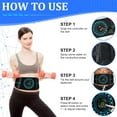 thumbnail image 3 of ABS Stimulator,3 Pcs Muscle Machine Workout Equipment, Ab Toning Belt Muscle Toner Fitness Training for Abdomen/Arm/Leg, Rechargeble Ab Trainer for Home Body Shape, 3 of 5