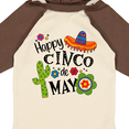 thumbnail image 4 of Inktastic Happy Cinco de Mayo- Sombrero, Cactus, Flowers Boys or Girls Long Sleeve Baby Bodysuit, 4 of 5