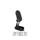 thumbnail image 3 of Kenally Soporte universal para teléfono móvil para automóvil Plegable Ajustable Tablero del vehículo Soporte giratorio Soporte organizador Soporte Paneles de instrumentos para automóviles Negro Kenally VI015470-01B, 3 of 6
