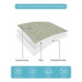 thumbnail image 5 of Turtle Green Full Size Down Alternative Comforter, Lightweight Comforter Quilt Bedding Set with Pillow Shams Coastal Ocean Boho Flower Retro Mottled All Seasons Bed Comforter Duvet Insert 78"x90", 5 of 7