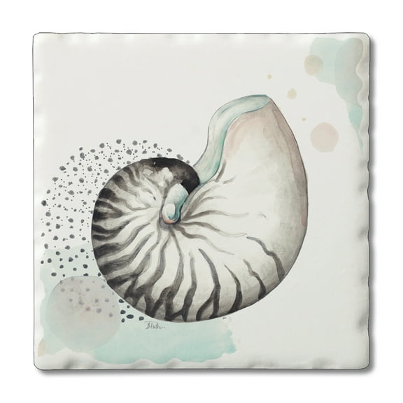 Thirstystone "Nautilus" Single Tumbled Tile Coaster