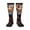 3 Black, variant on Red Panda Autumn Branches Knee Socks, High Socks Long Stretchy Sock Women Knee High Stocking, Long Socks for Women