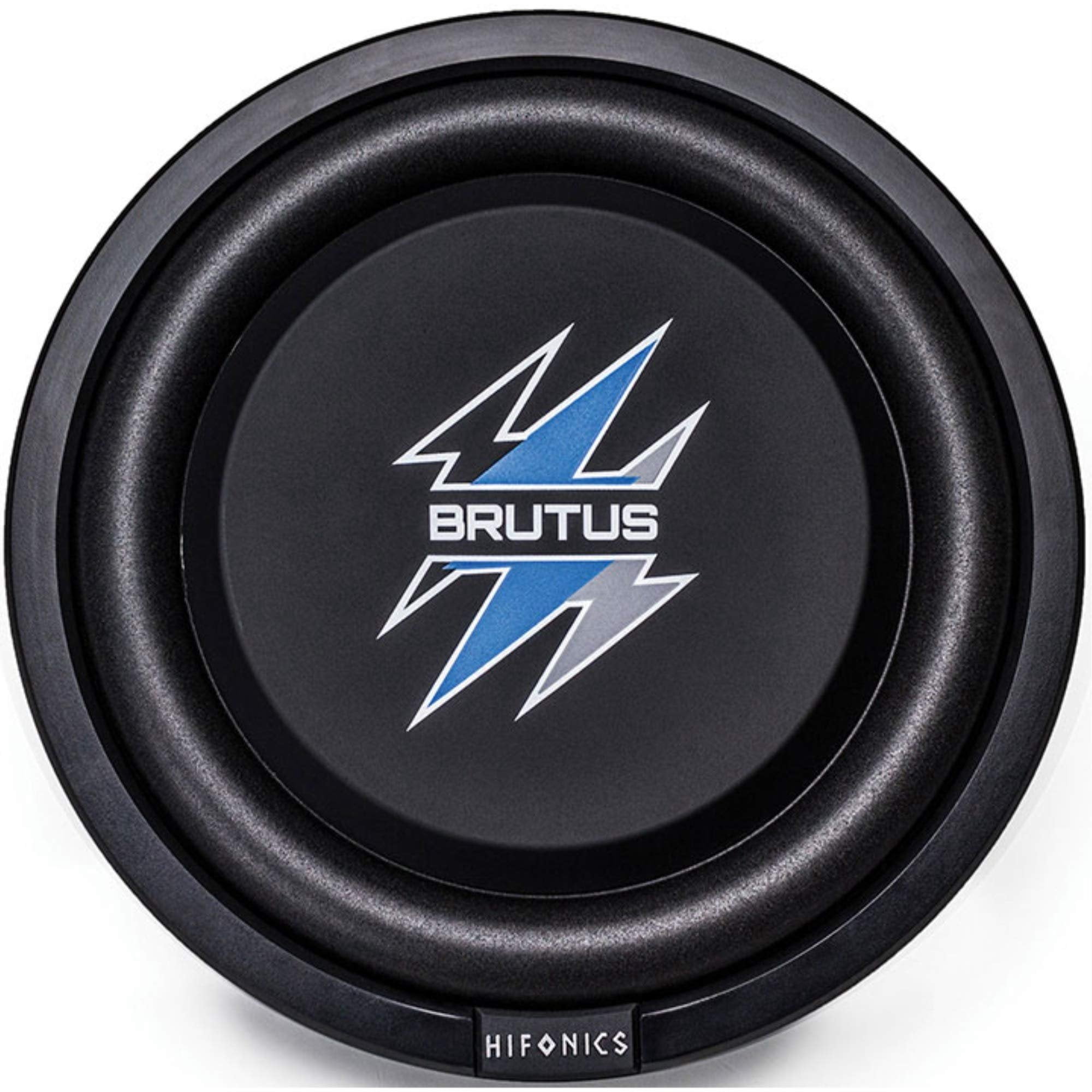 Hifonics 8" Brutus Series Shallow Subwoofer 400w Max 4 Ohm Dvc