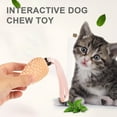 thumbnail image 2 of Pine Cone Shape Dog Squeaky Chew Toy Training Cleaning Interactive Tough Dog Toy Puppy Breed Medium Dogs Toy-Pink, 2 of 8