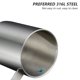 thumbnail image 3 of Tazas de café para acampar, taza irrompible de acero inoxidable de doble pared con asa, juego de 2, 3 of 7