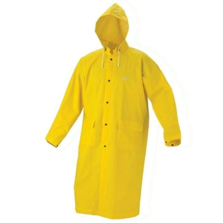 Coleman PVC Poly Coat - L PVC Rain Coat (Best Waterproof Work Jacket)