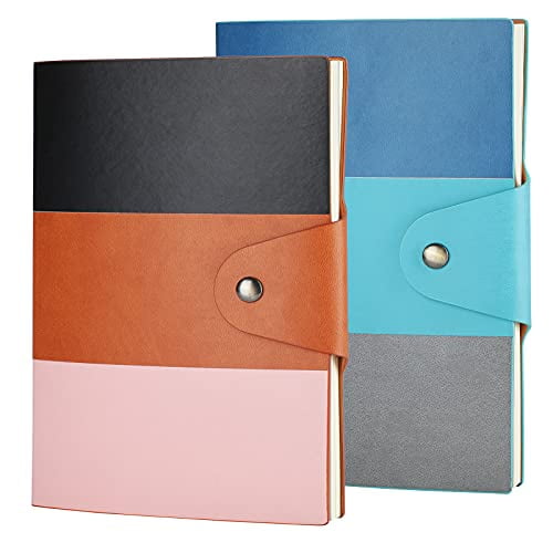 Lined 192 Pages Journalling Personalized.4 Colors Leather Notebook Journal A5