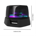 thumbnail image 4 of Altavoz Compatible con Bluetooth Magnético con Luz RGB, Altavoz Inalámbrico Pequeño Compatible con Bluetooth 5.3, Minialtavoces para Teléfono, 4 of 5