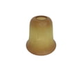 thumbnail image 2 of Pantalla de lámpara de vidrio con forma de nube de té Pantalla de lámpara de vidrio soplado a boca con forma de trompeta Reloj colgante Pantalla de lámpara de vidrio, 2 of 5