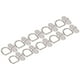 thumbnail image 1 of VOBOR 10 juegos de anclajes de amarre multifunción de alta resistencia para montaje en superficie D Ring Heavy Duty D Ring(Plata), 1 of 14
