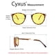 thumbnail image 4 of Filtro de Luz Azul Cyxus para Lentes Antireflejantes Gafas para Computadora Anti Tensión de Ojos PC 8107Y10 Style, 4 of 5
