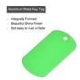 thumbnail image 4 of Aluminum Blank Tags Metal ID Tags Green for Decoration, Engraving and Stamping, Pack of 25, 4 of 7