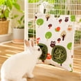 thumbnail image 5 of huayou Hanging Hay Feeder Bag with Double Round Eating Holes, Canvas Grass Storage Pouch for Rabbits, Guinea Pigs & Small Rodents, Easy To Hang On Pet Cage For Daily Feeding Use, 5 of 7