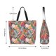 thumbnail image 5 of Balery Tropical Fruit Bolsa Tote Estilo Estético con Cremalleras, Bolsa de Hombro, Bolsa de Compras Grande y Plegable, 5 of 8