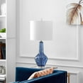 thumbnail image 3 of SAFAVIEH Velor 24 in. H Modern Glass Table Lamp, Blue, 3 of 10